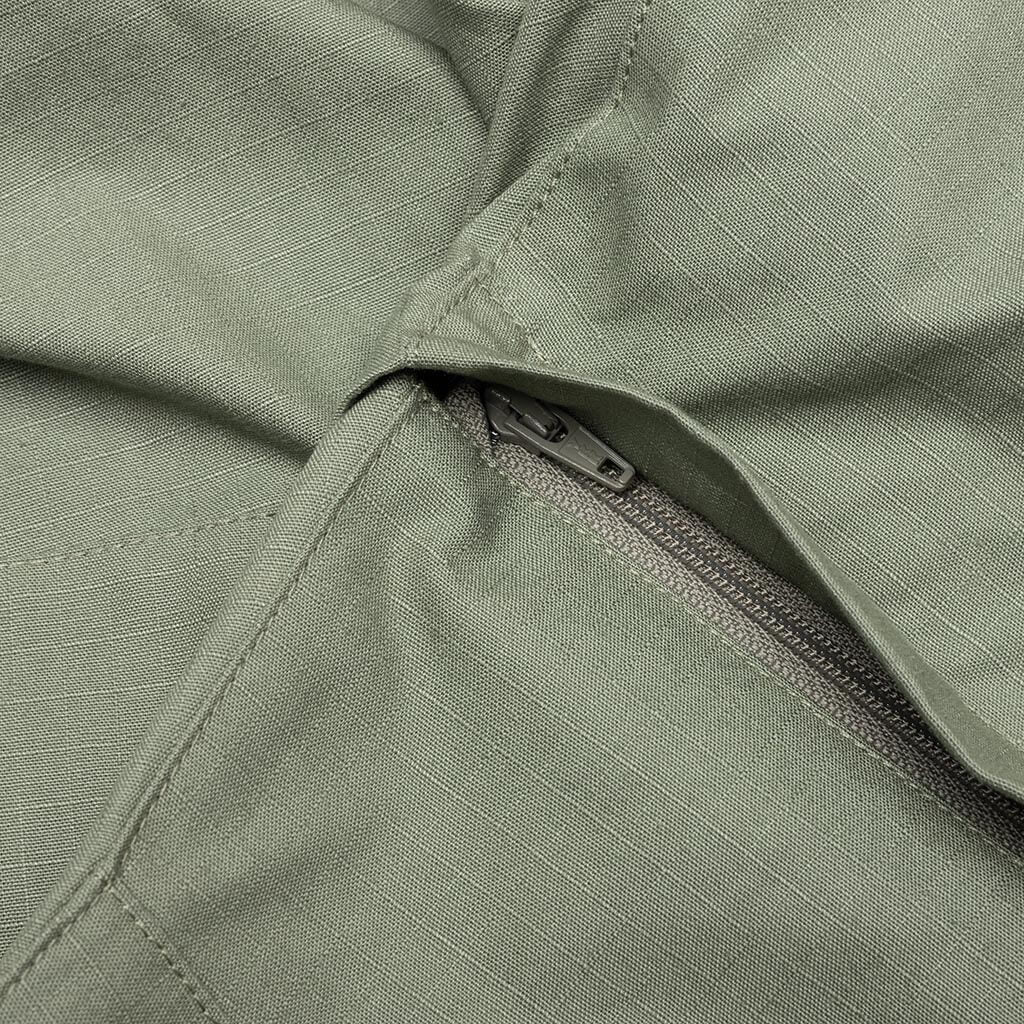 Ripstop Zip Cargo Pant - Olive - Image 3