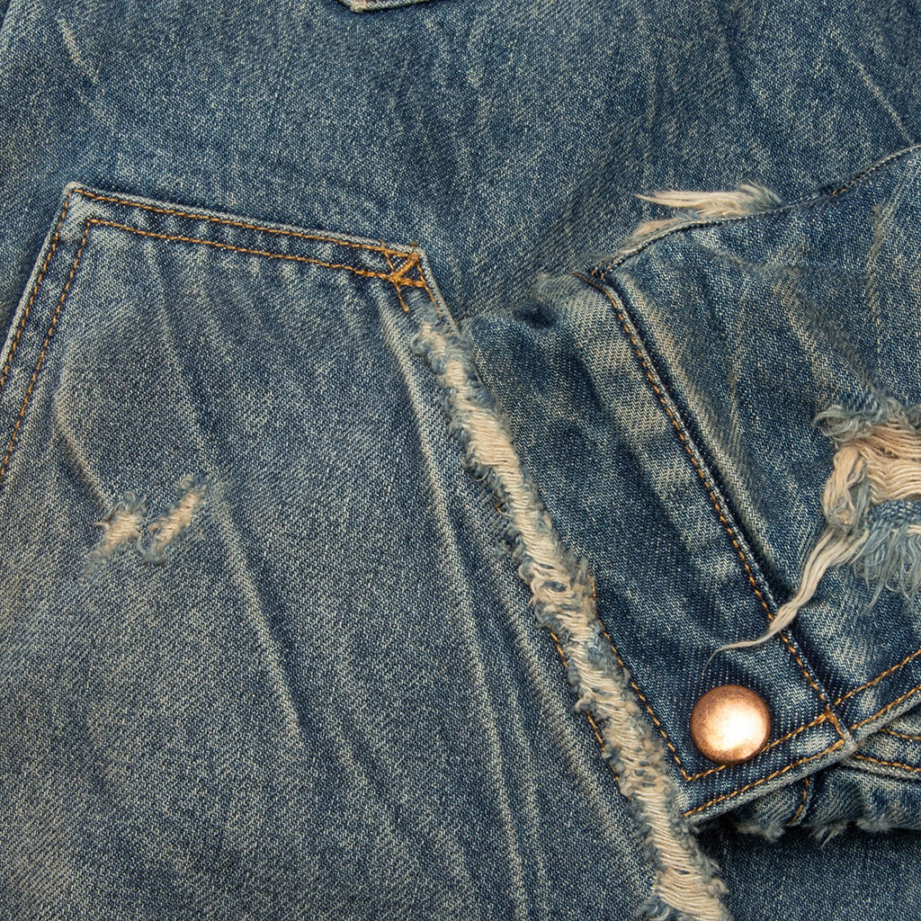 Denim Trappist Trucker - Indigo - Image 5