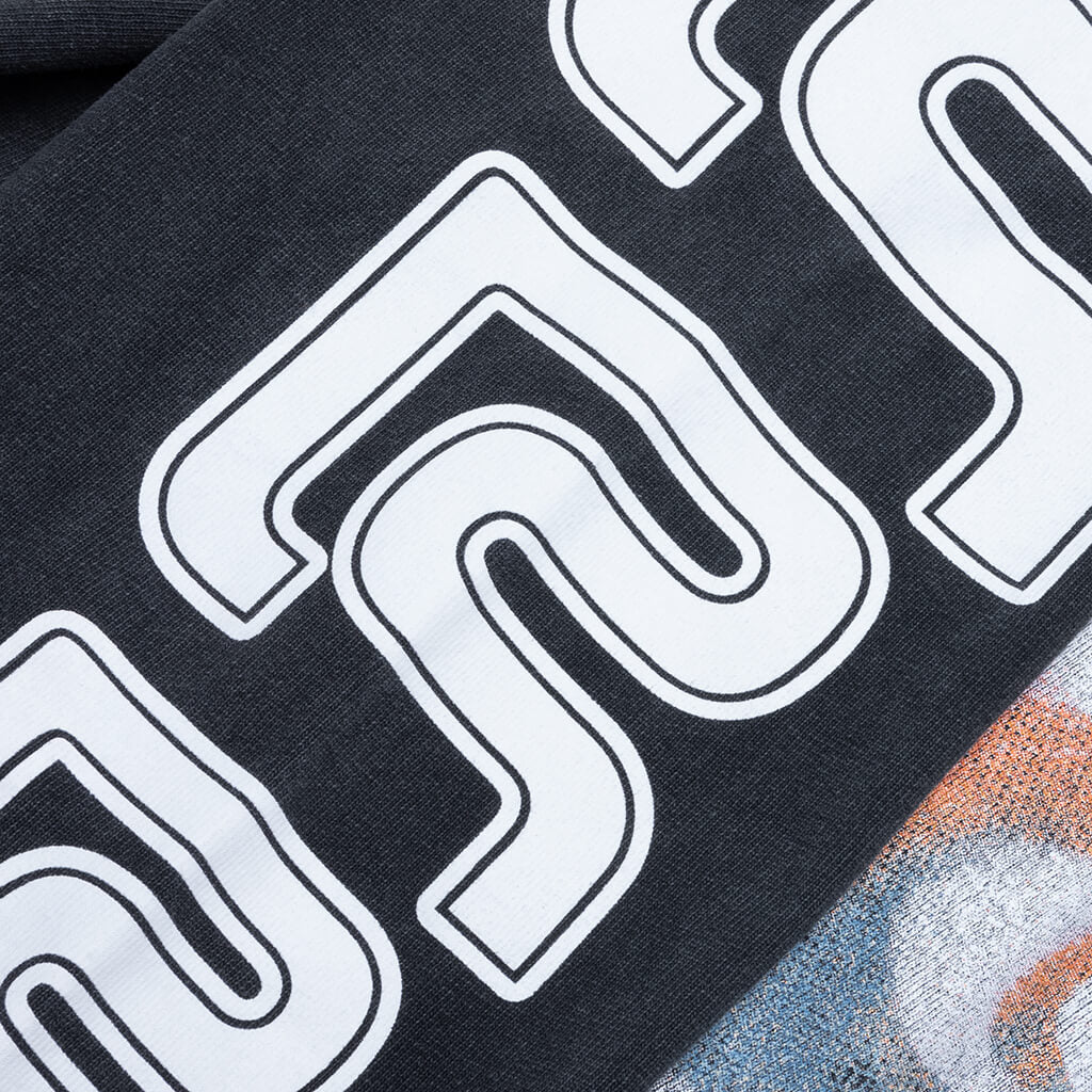 Divinity Paper Garden L/S Tee - Faded Black - Image 5
