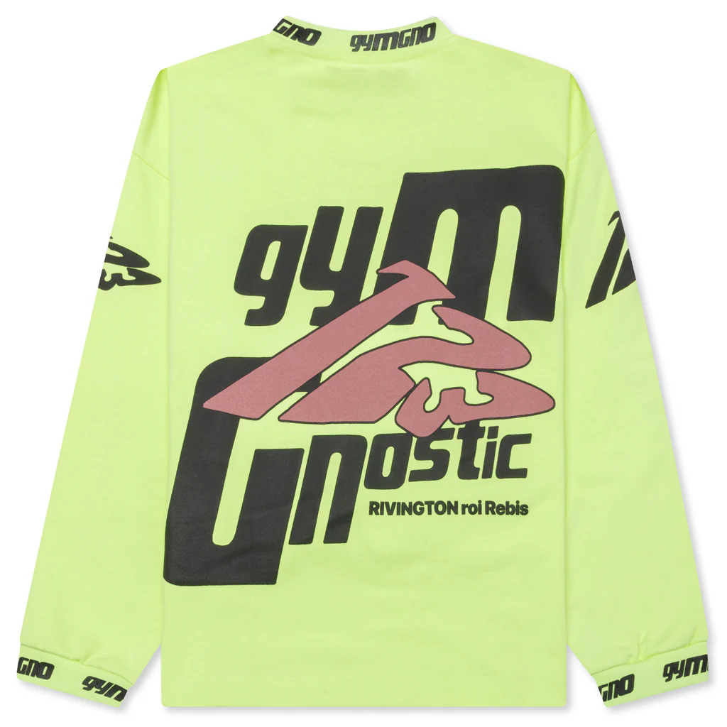Fasting For Faster L/S Tee - Green - Image 2