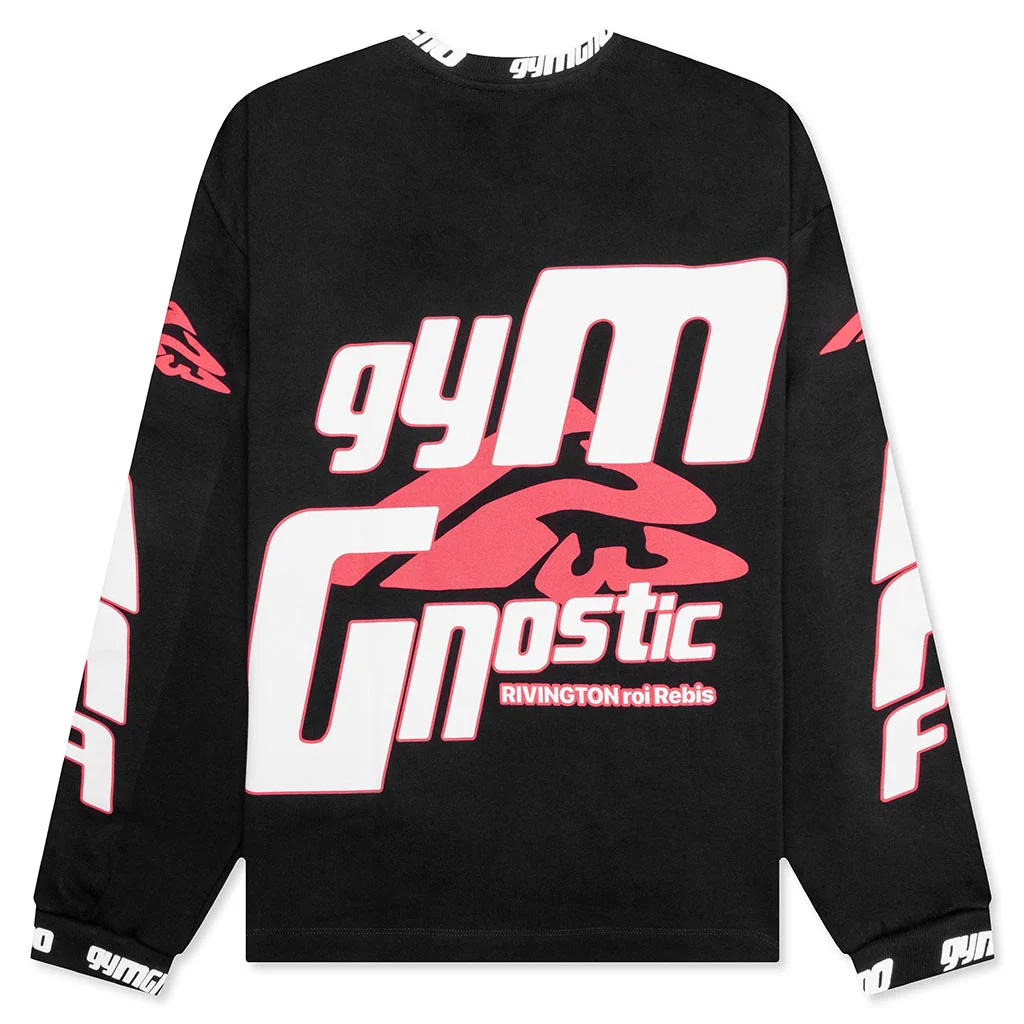 Fasting For Faster L/S Tee - Vintage Black - Image 2