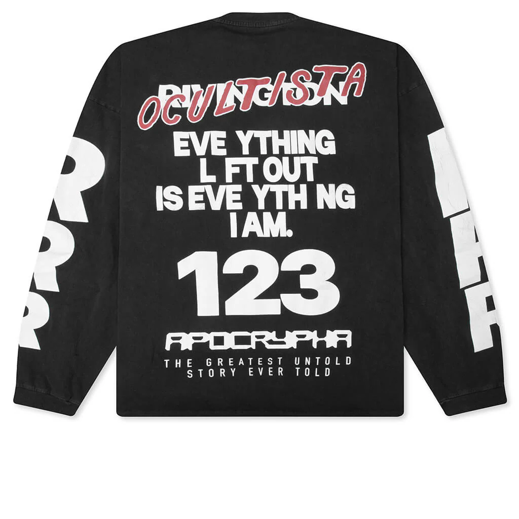Occultista Vintage L/S Tee - Vintage Black - Image 2