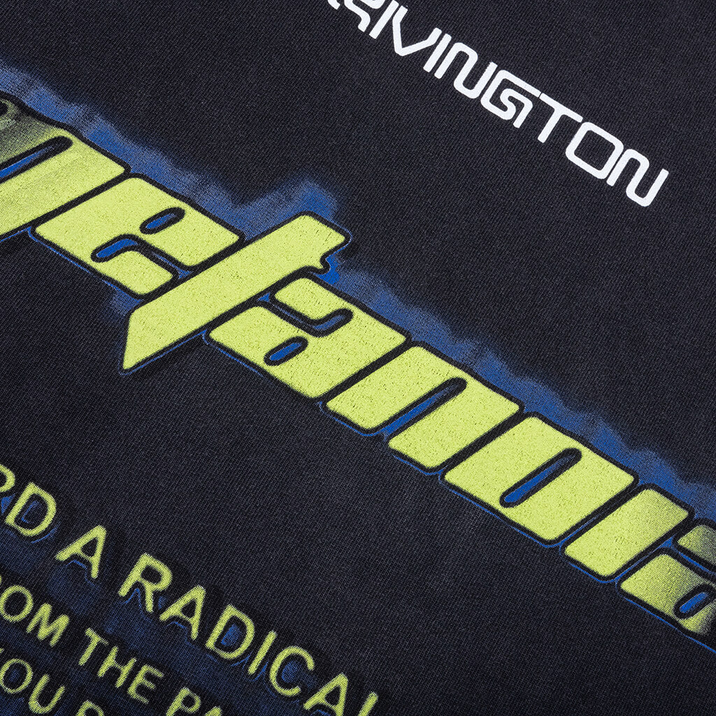 Radical Paper Garden L/S Tee - Faded Black - Image 3