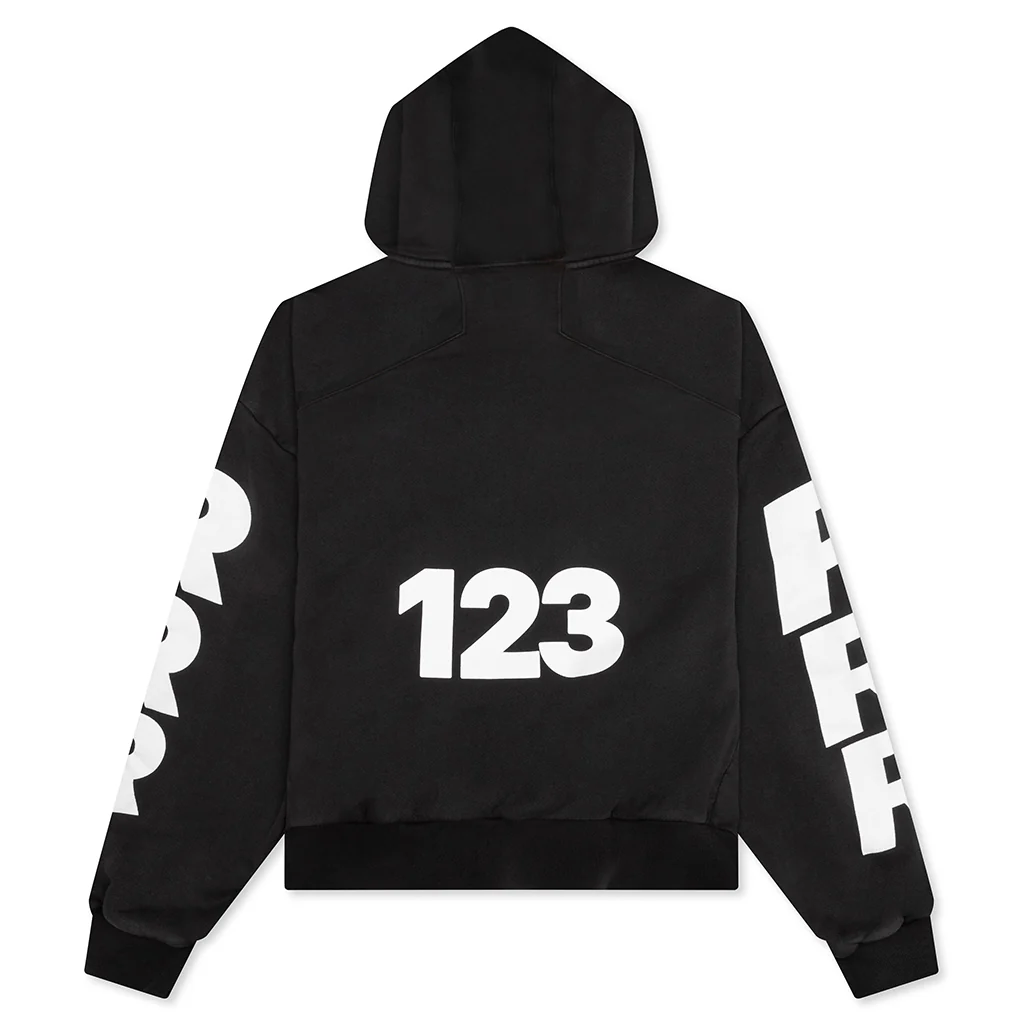 USO-123 CVA Zip Hoodie - Mechanic Black - Image 2