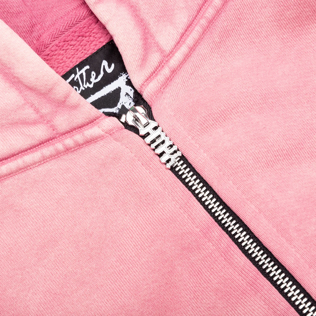 USO-123 CVA Zip Hoodie - Pink - Image 3