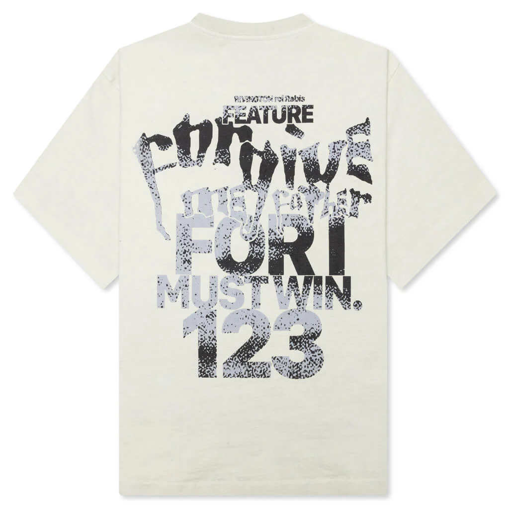 RIVINGTON roi Rebis x Feature I Must Win Tee - Vintage White - Image 2