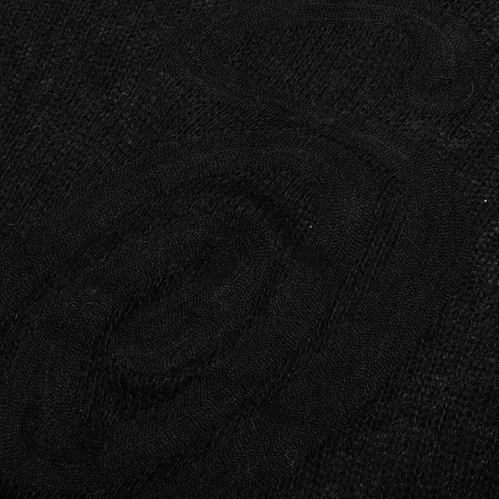 S Loose Knit Sweater - Black - Image 4
