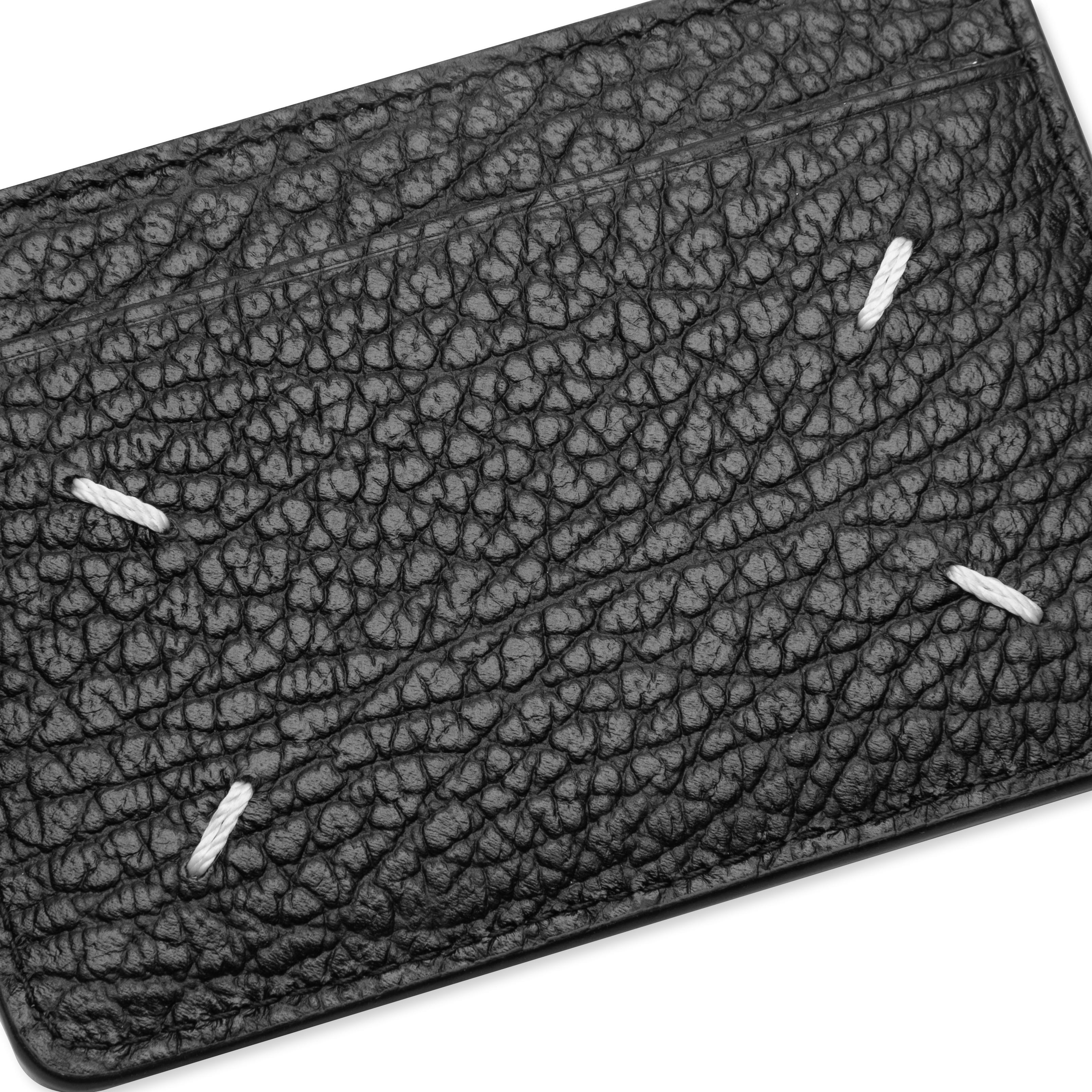 Four Stitches Cardholder - Black - Image 3