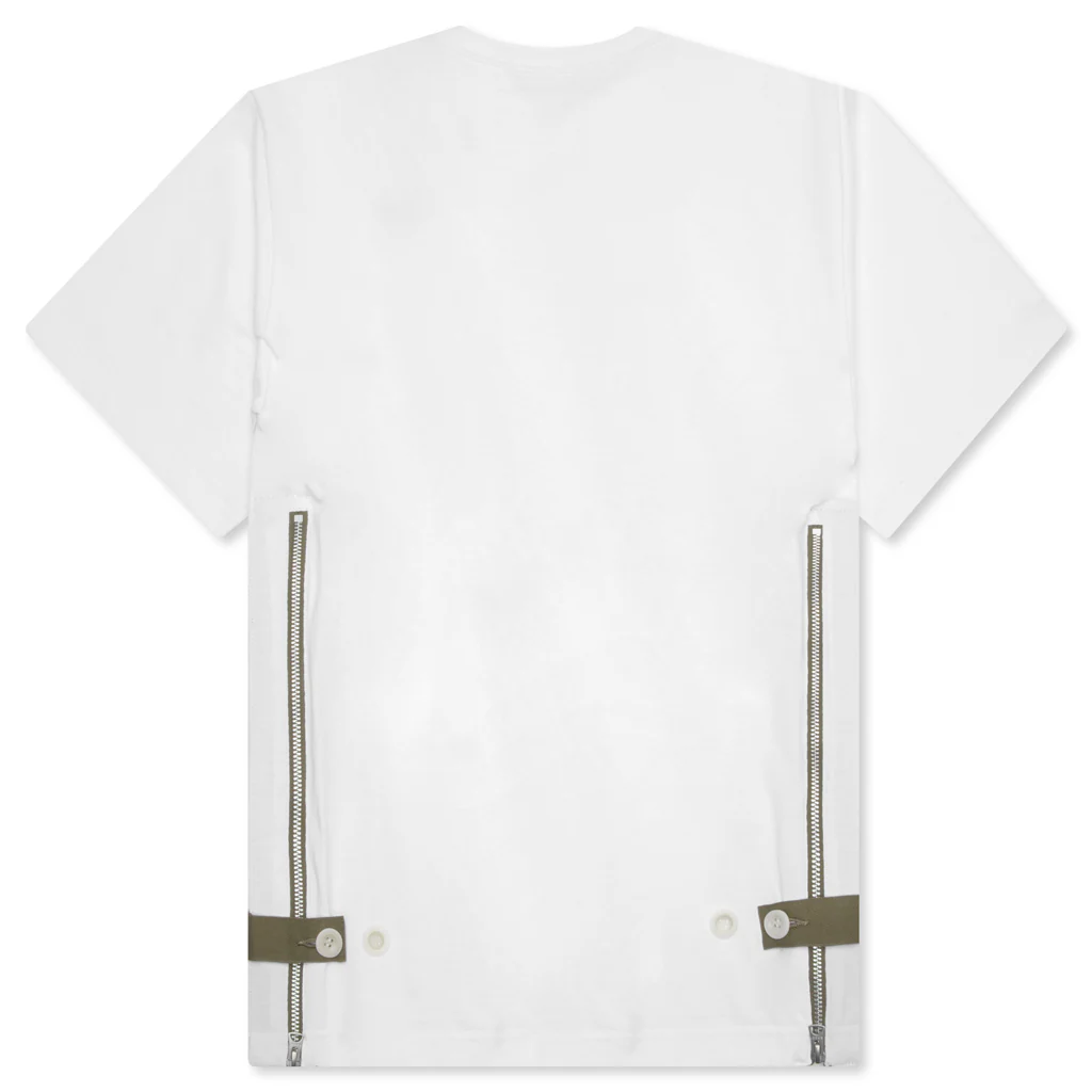 Cotton Jersey T-Shirt - White - Image 2