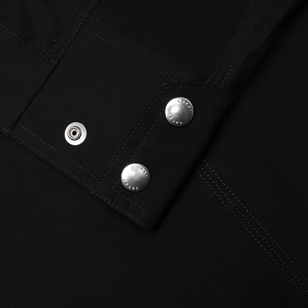 Cotton Typewriter Jacket - Black - Image 4