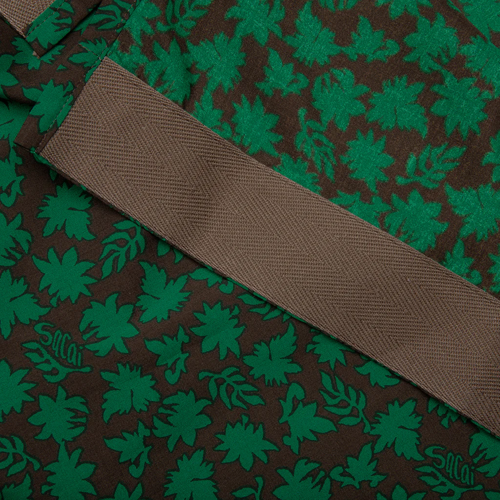 Floral Print Shirt - Green - Image 6