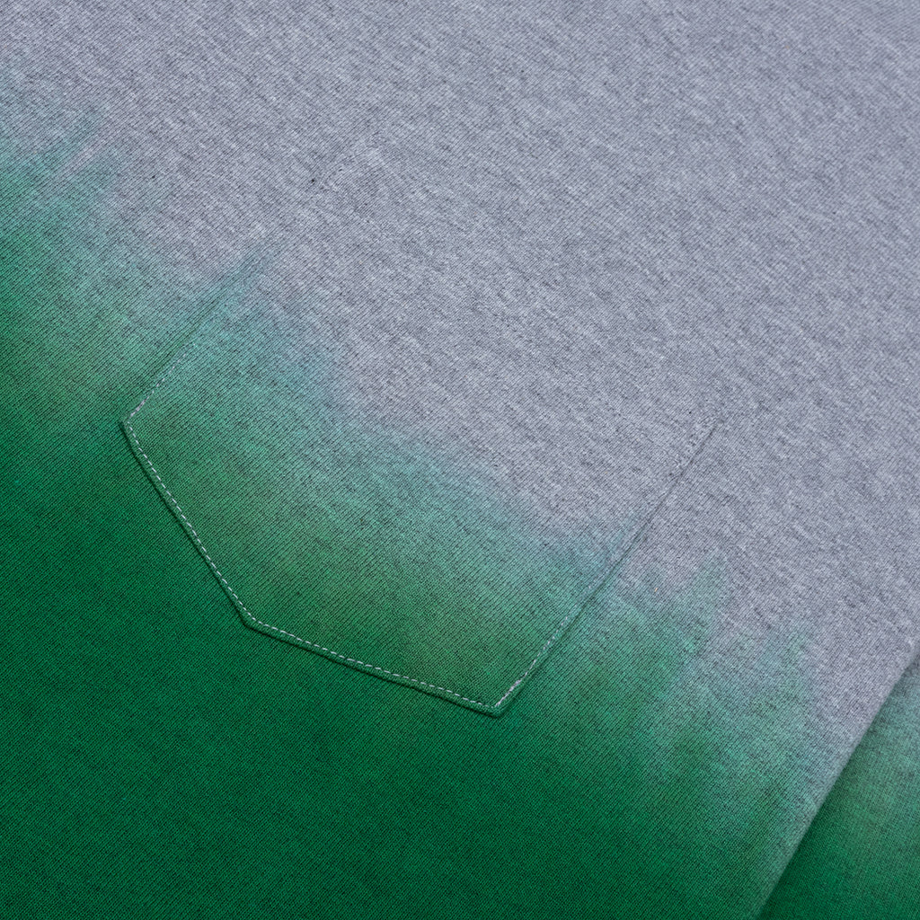 Garment Dye Cotton Jersey L/S T-Shirt - Green - Image 3