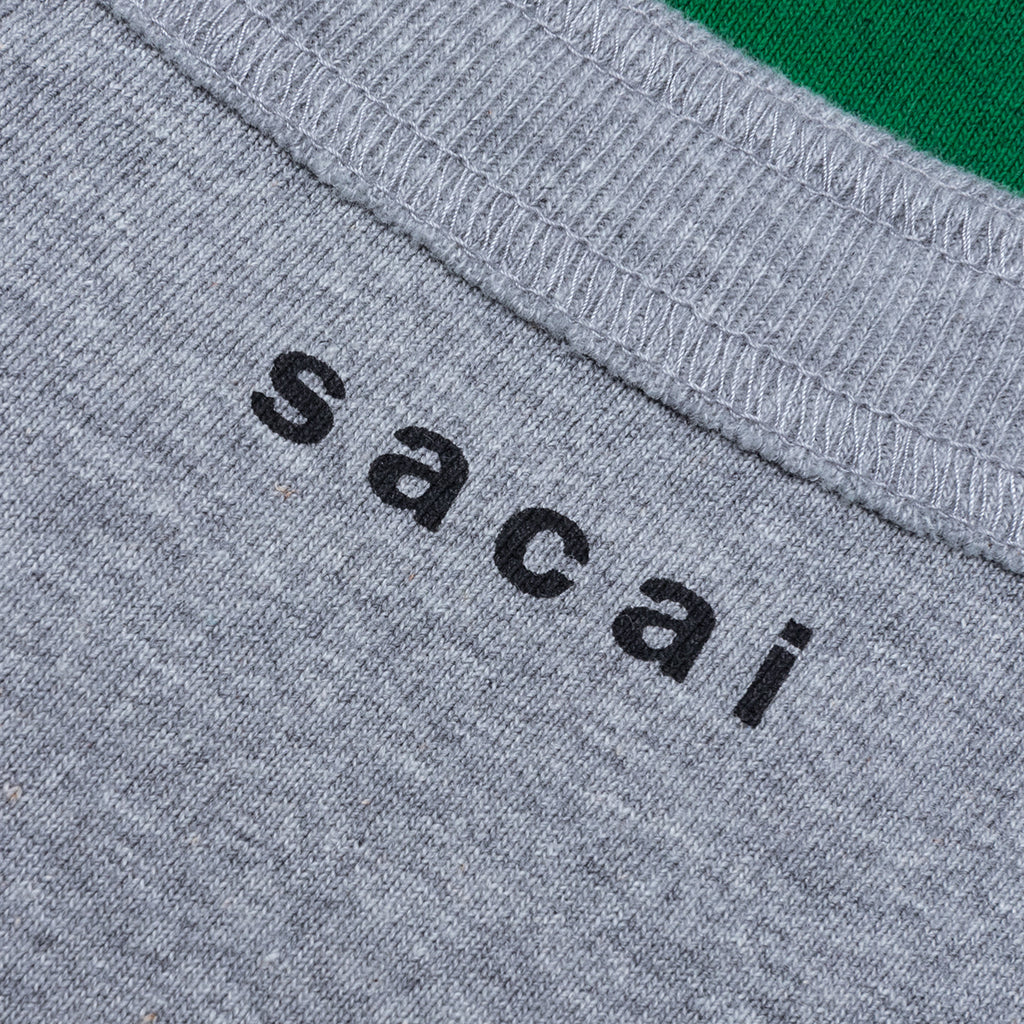 Garment Dye Cotton Jersey L/S T-Shirt - Green - Image 4