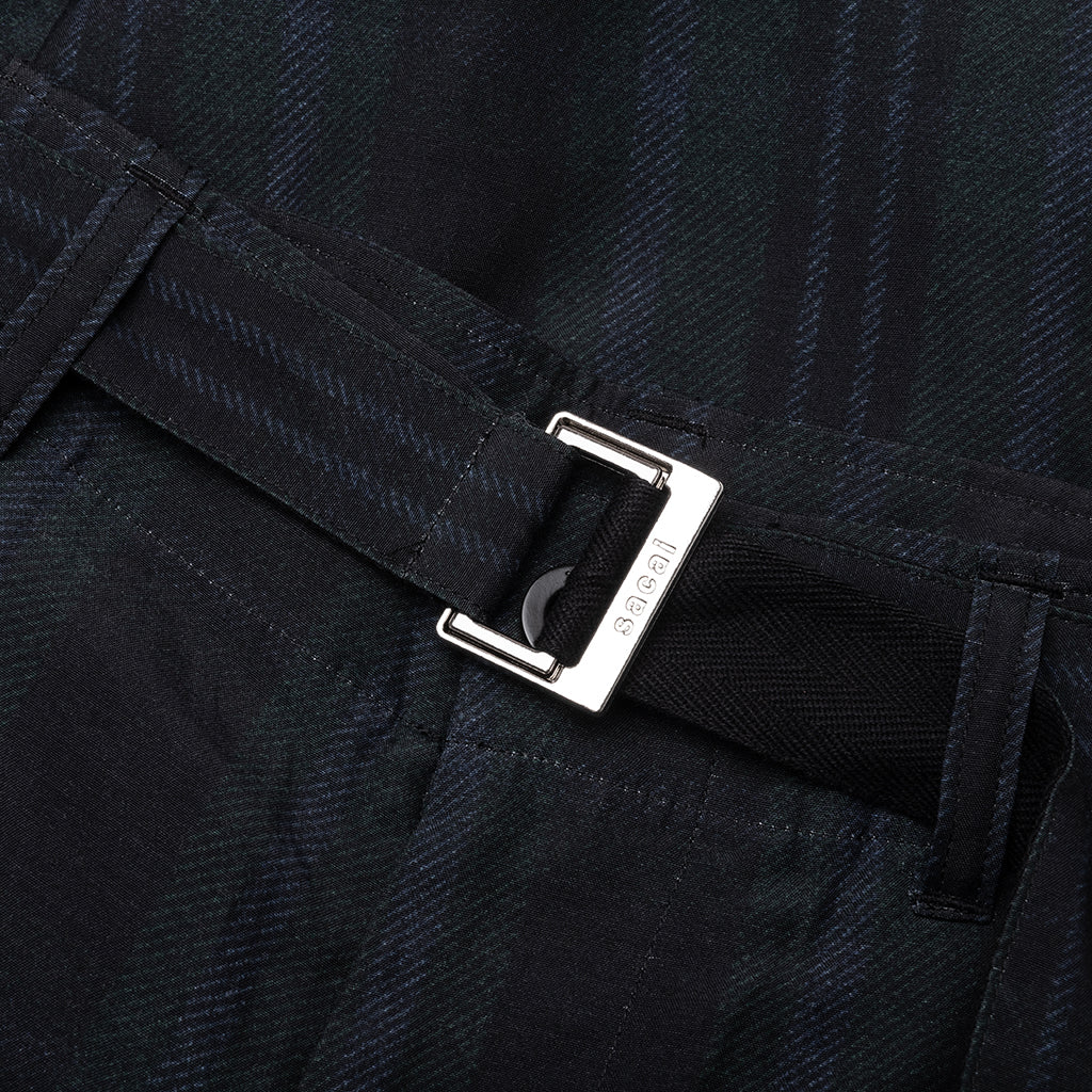 Plaid Pants - Black - Image 3