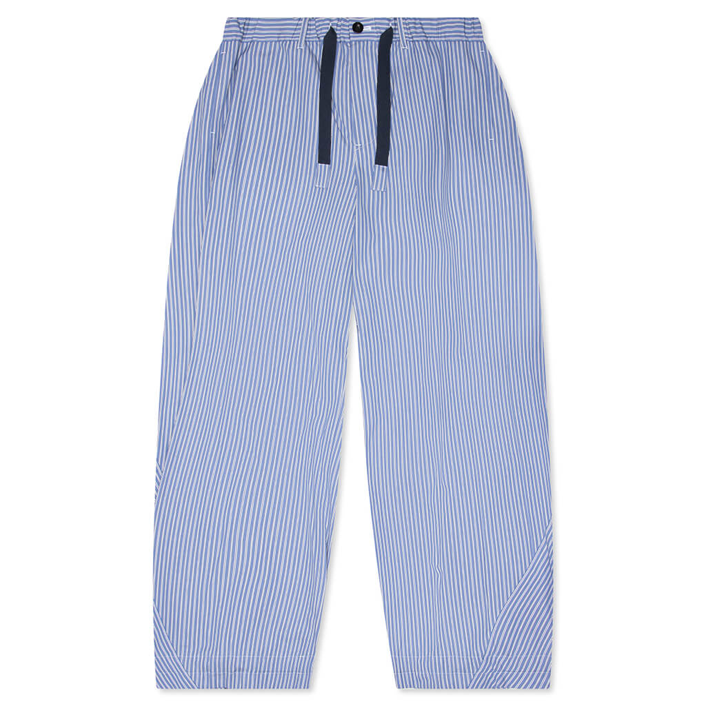 Poplin Pants - Blue Stripe