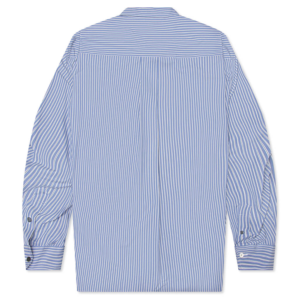 Poplin Shirt - Blue Stripe - Image 2