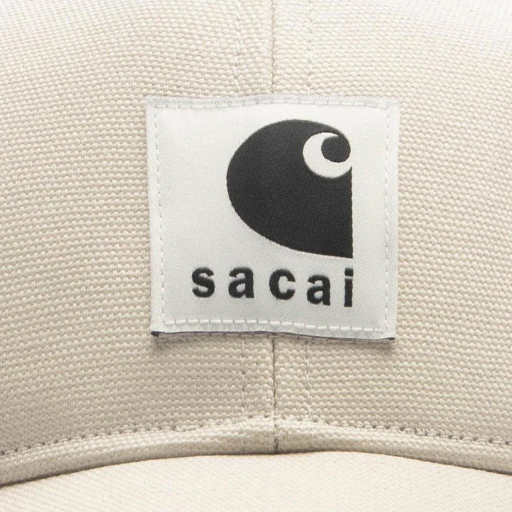 Sacai x Carhartt WIP Duck Cap - Ivory - Image 4