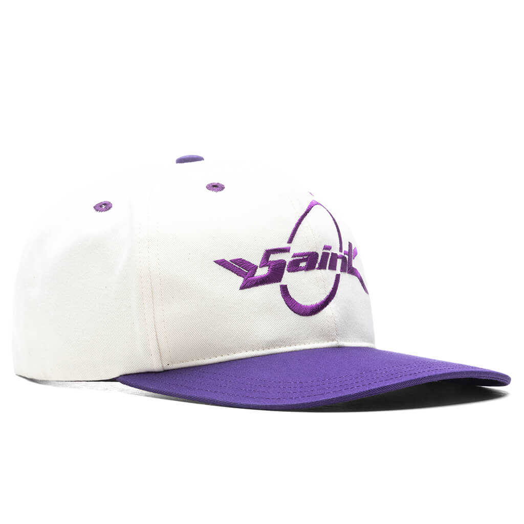 S. Circle Cap - White/Purple - Image 3