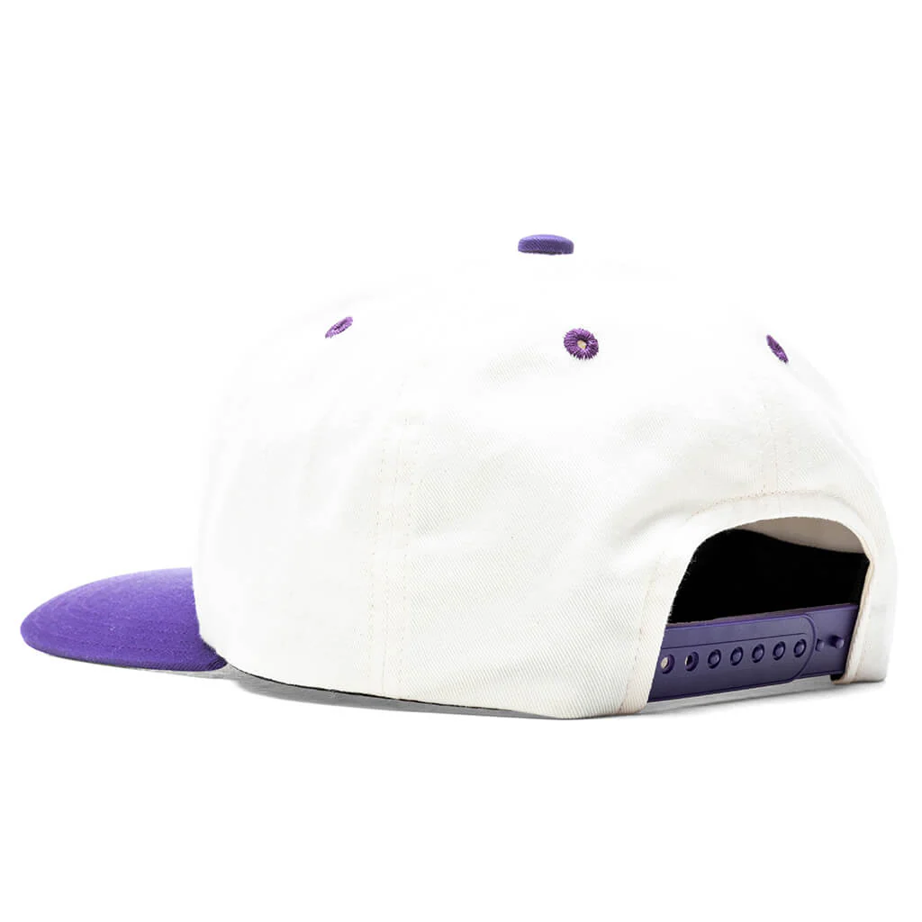 S. Circle Cap - White/Purple - Image 4