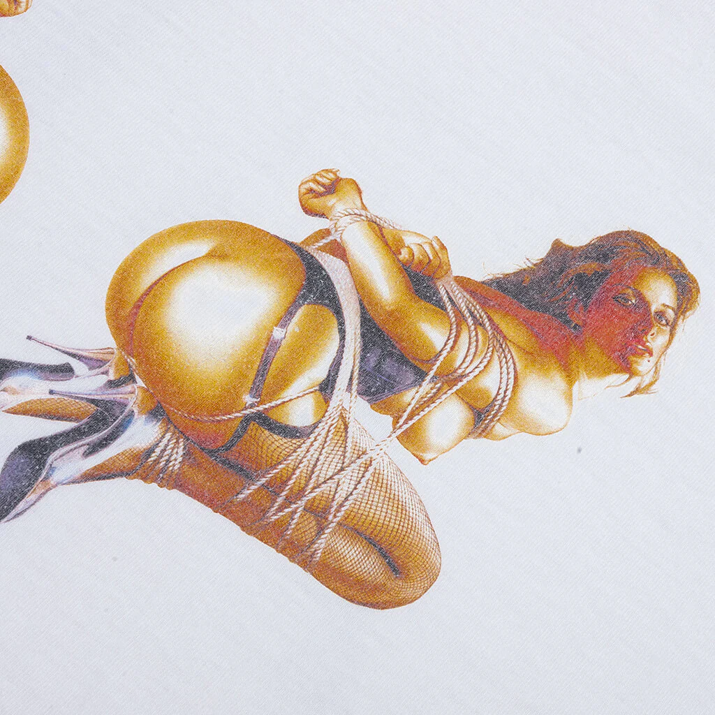 Saint M6 x Sorayama Ladies S/S Tee - White - Image 4