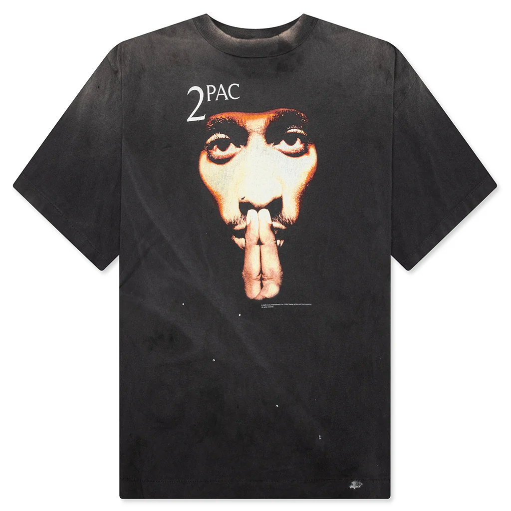 Saint Michael x 2Pac  T-Shirt - Black