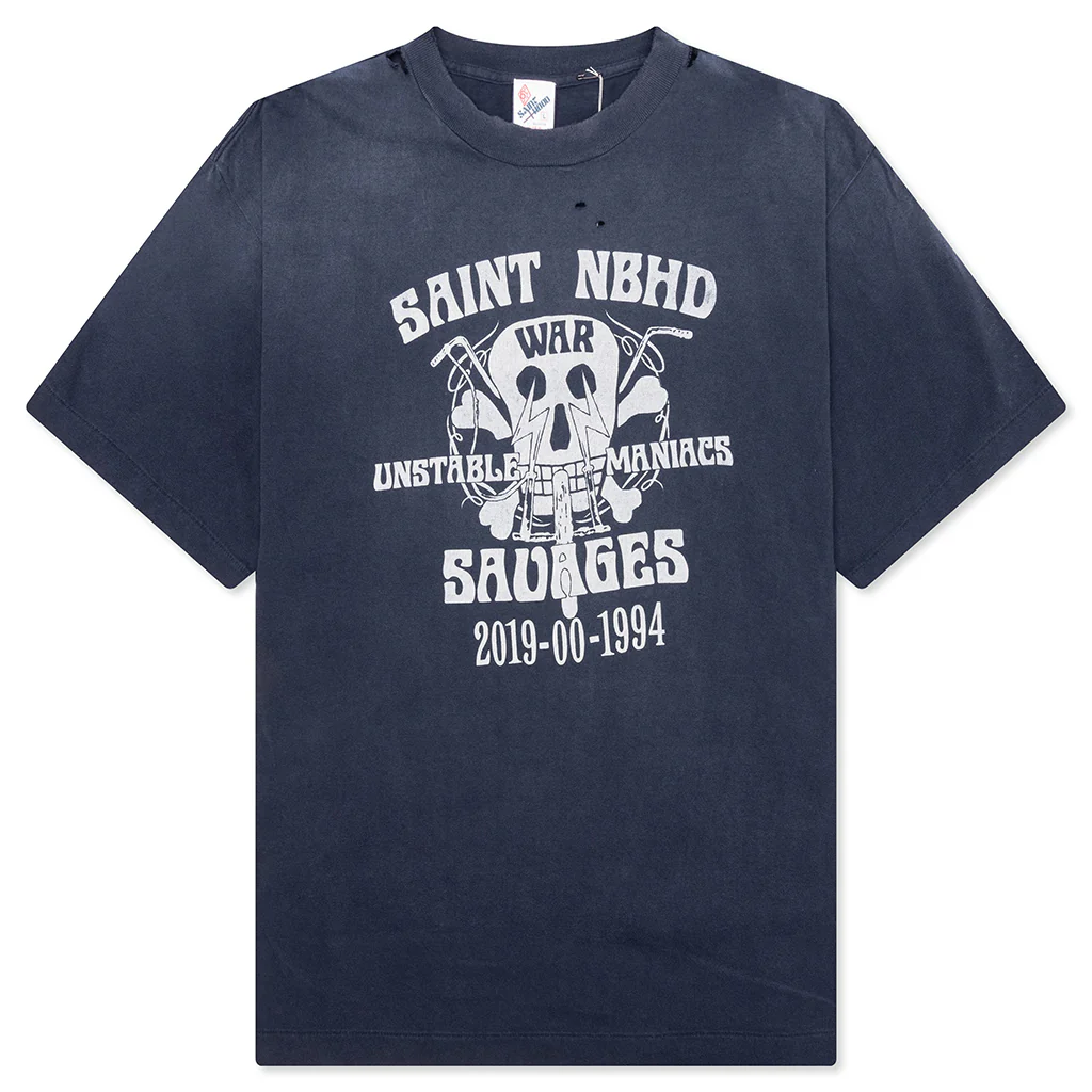 Saint Michael x Neighborhood Mx6 STHD Saint NBHD S/S Shirt - Navy