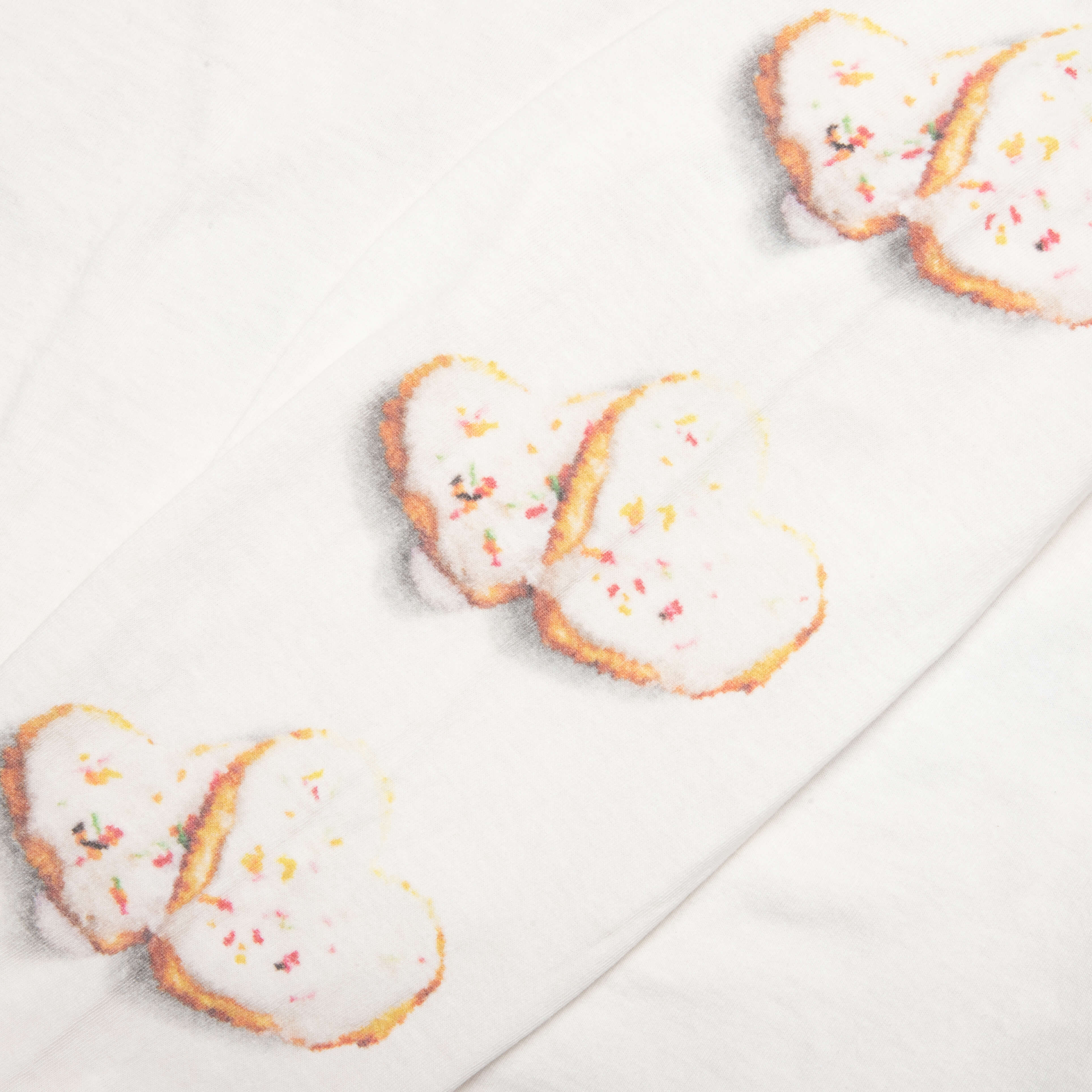Saint Michael x Shermer Academy Heart Cookie L/S Tee - White - Image 5