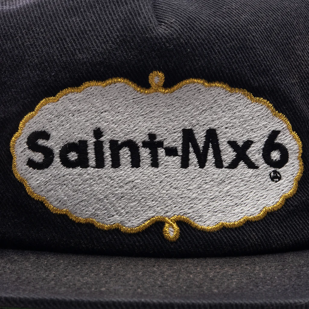 5 Panel Eat Me Cap - Black - Image 2