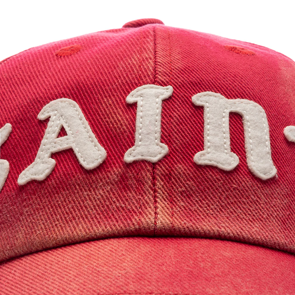 6Panel Saint Cap - Red - Image 2