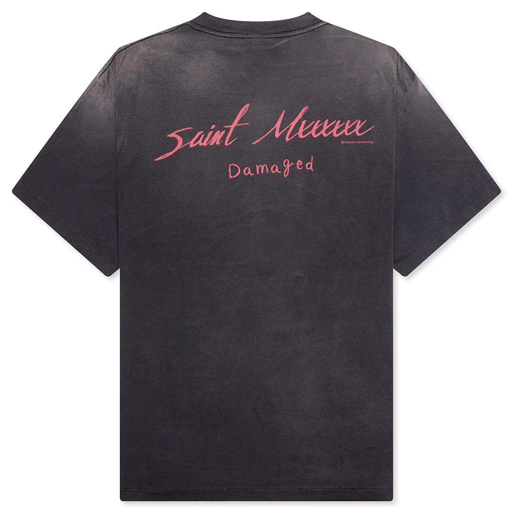 Damaged S/S Tee - Black - Image 2