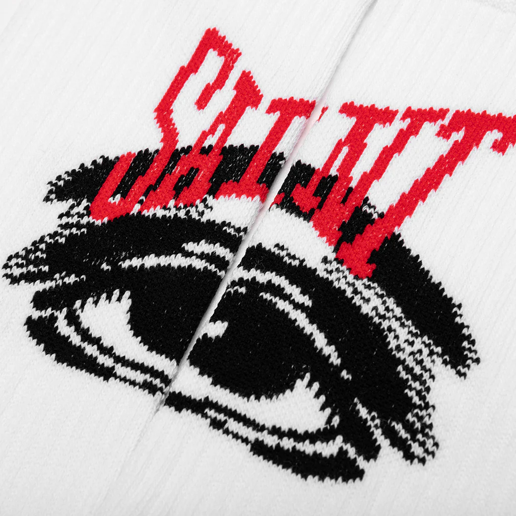 Saint Eye Socks - White - Image 2