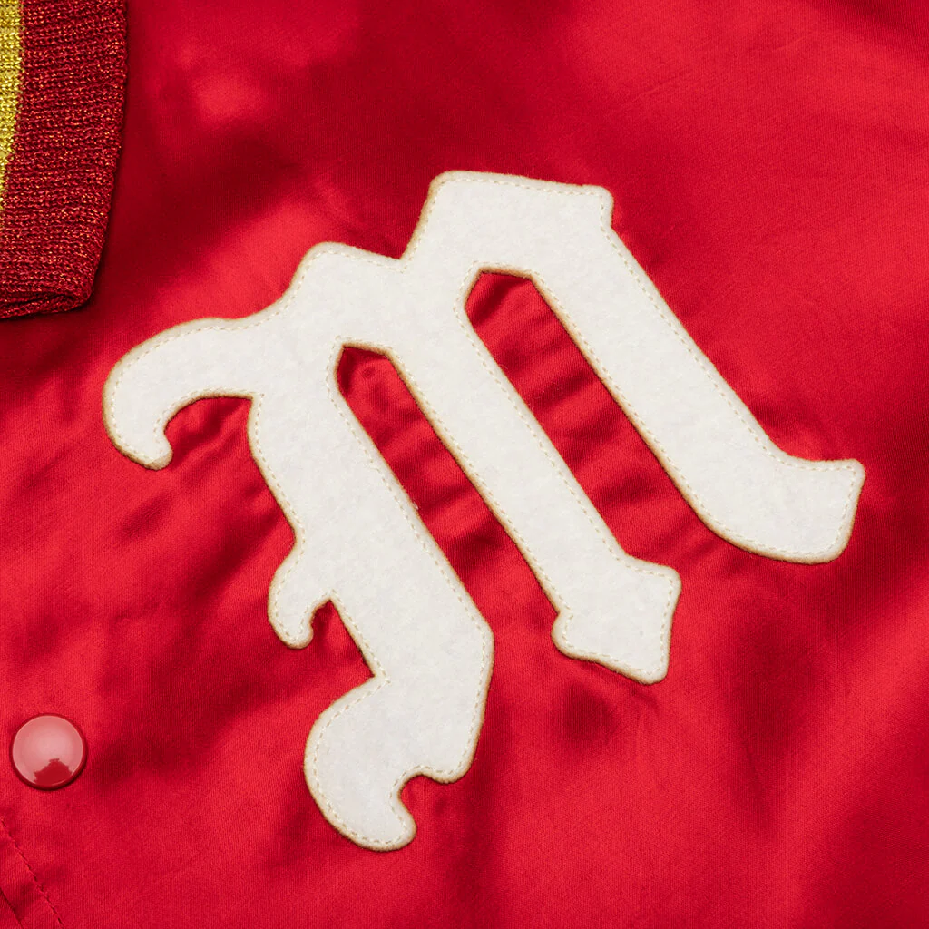 Saint Varsity Jacket - Red - Image 3