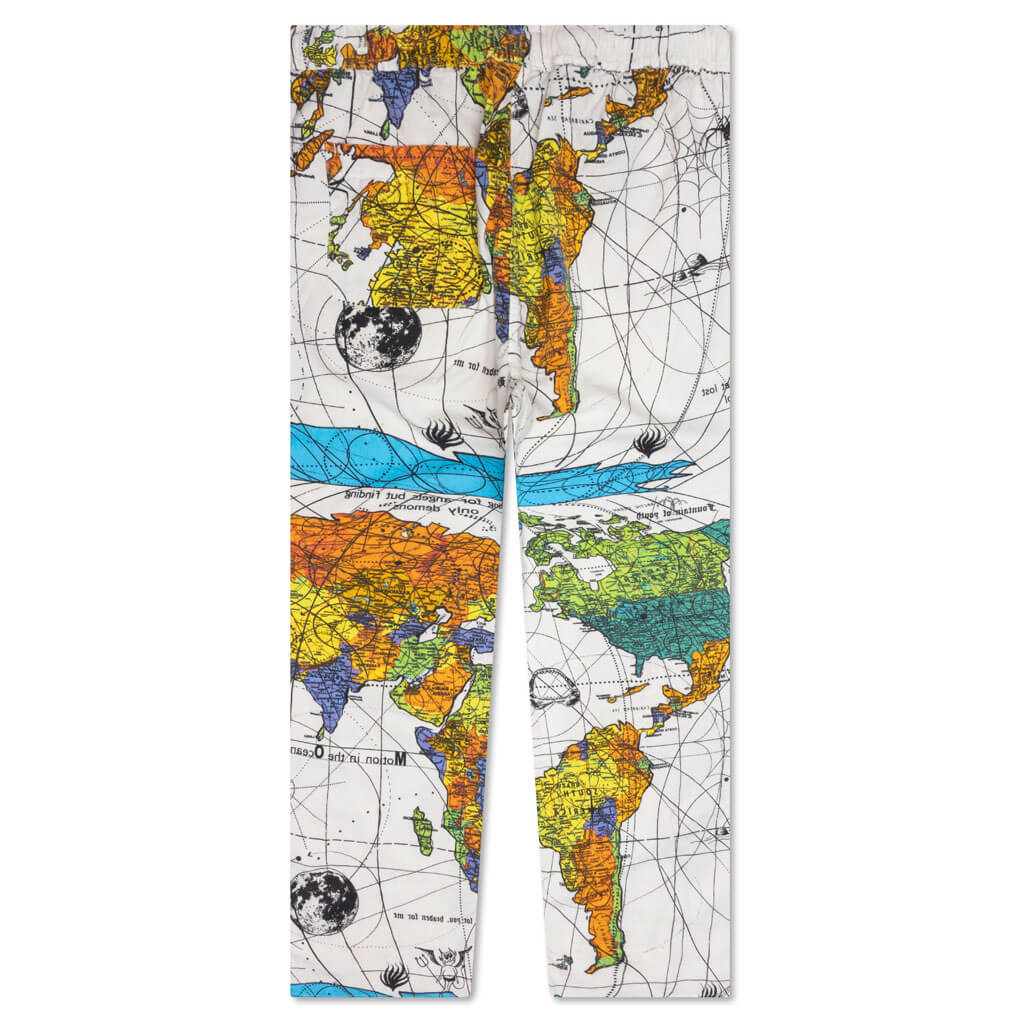 Saint Michael x Dr. Woo World Map Pajama Pant Map - White - Image 2