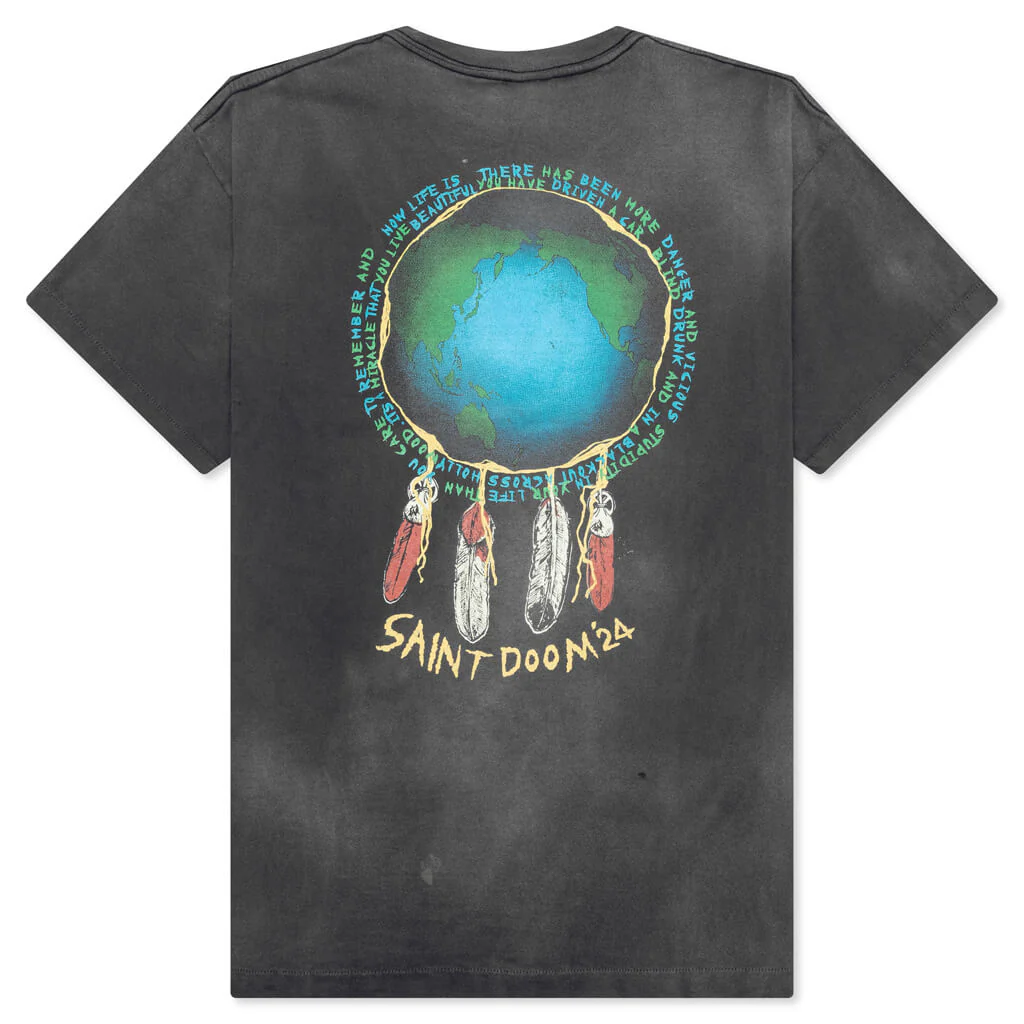 Saint Michael x Last Man Holy Ghost S/S Tee - Black - Image 2