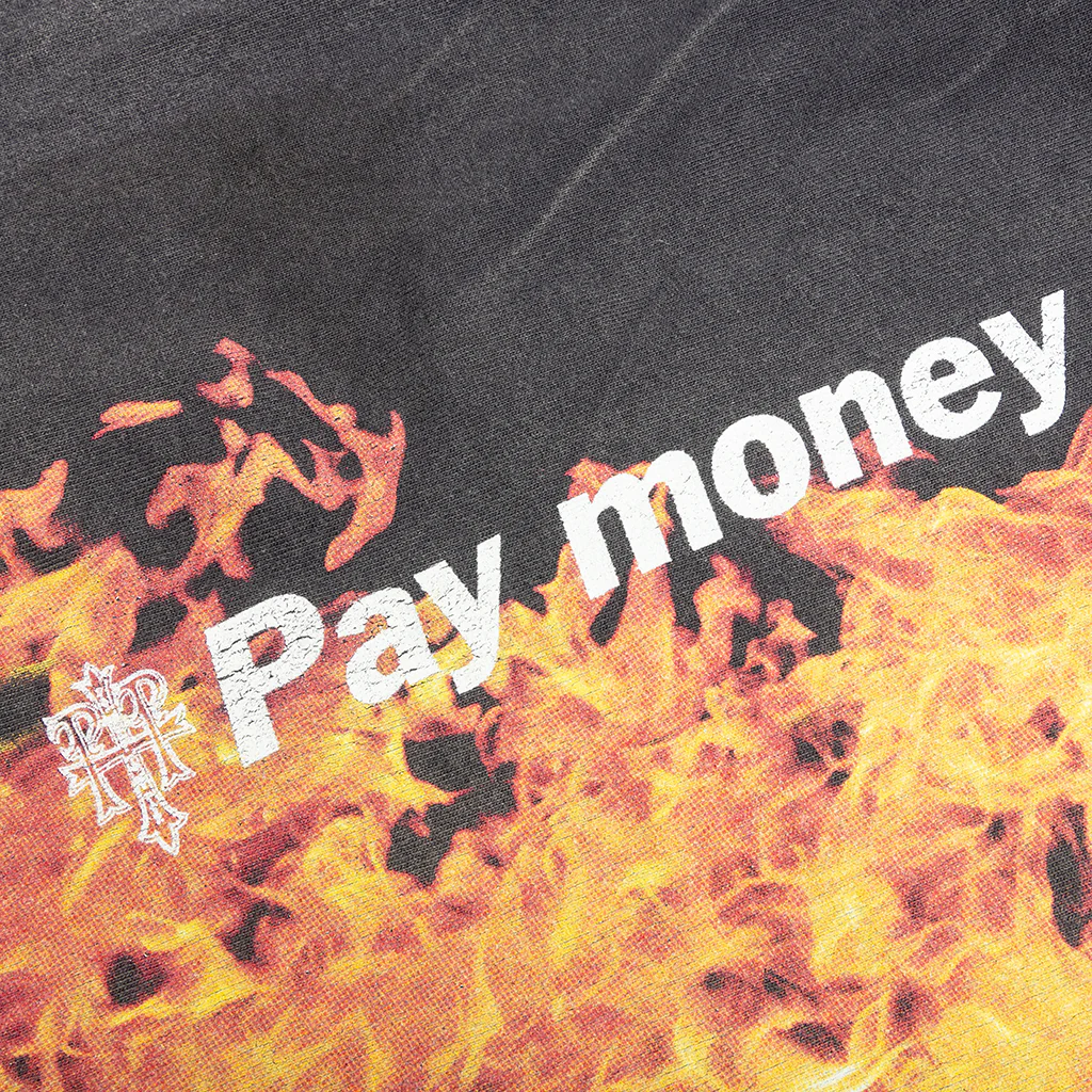 Saint Michael x Pay Money To My Pain SR To SS L/S Tee - Black - Image 4