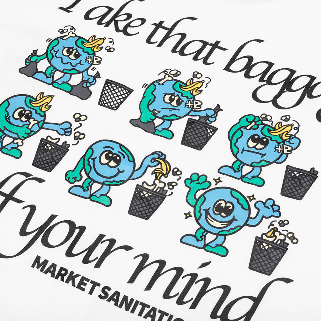 Sanitation Dept T-Shirt - White - Image 4