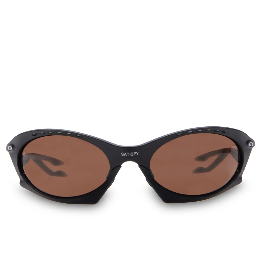 Satisfy Running x Oakley Plantaris - Matte Black/Prizm Bronze