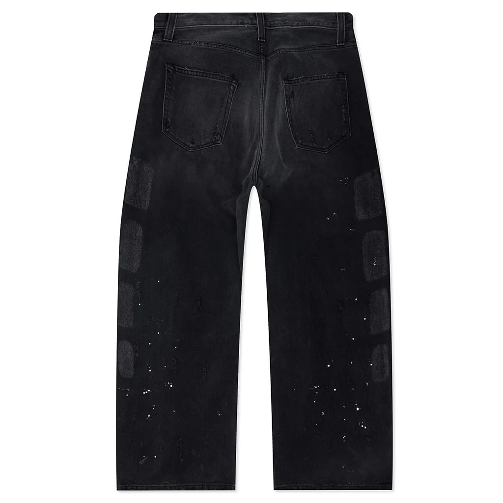 Baggy Moto Pant - Washed Black - Image 2