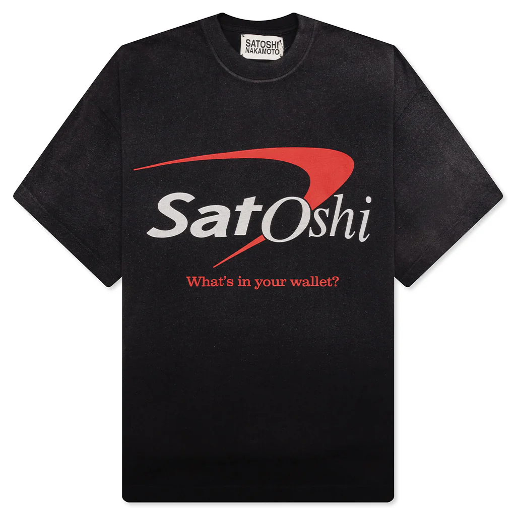 Bank of Satoshi Tee - Black