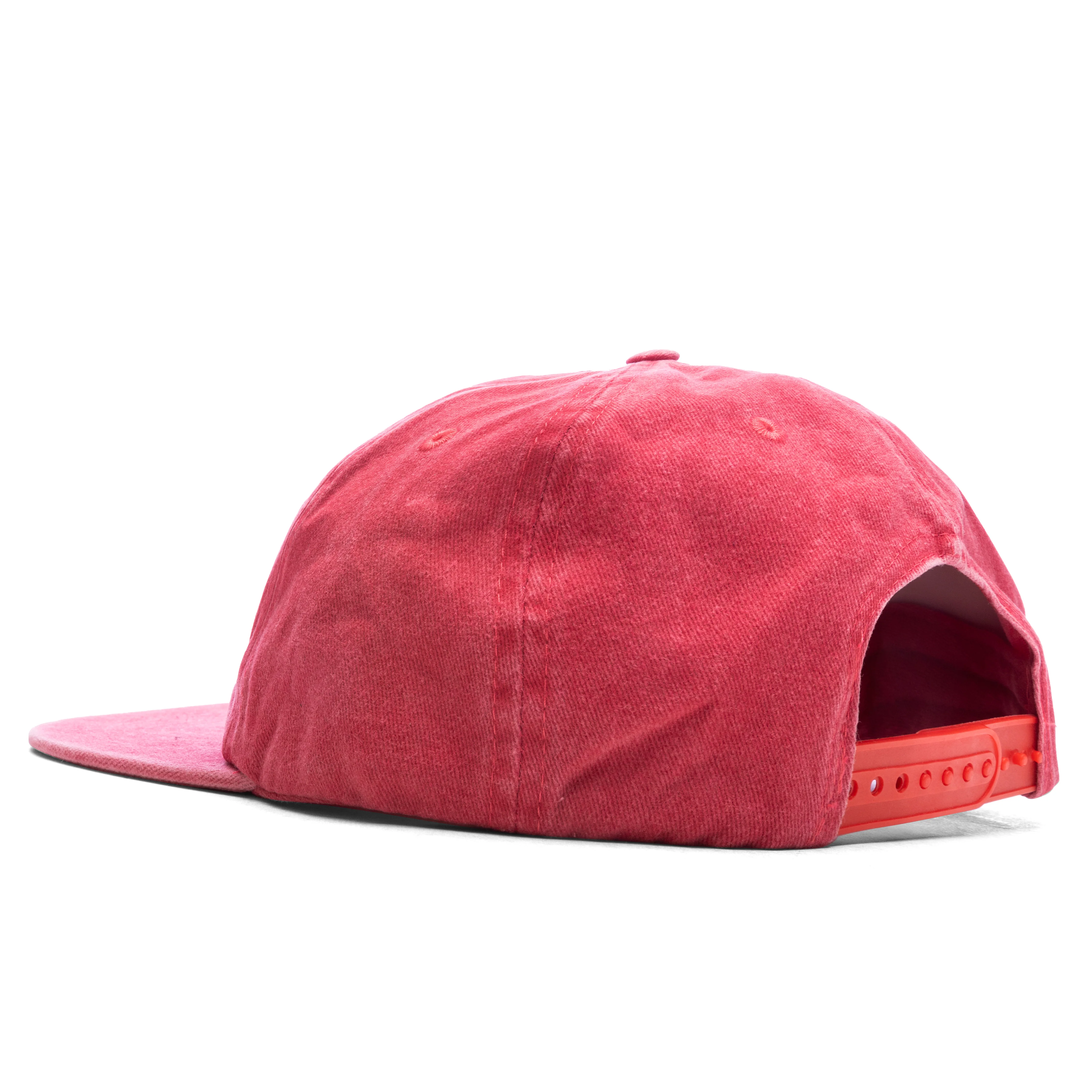 Block Logo Hat - Red - Image 4