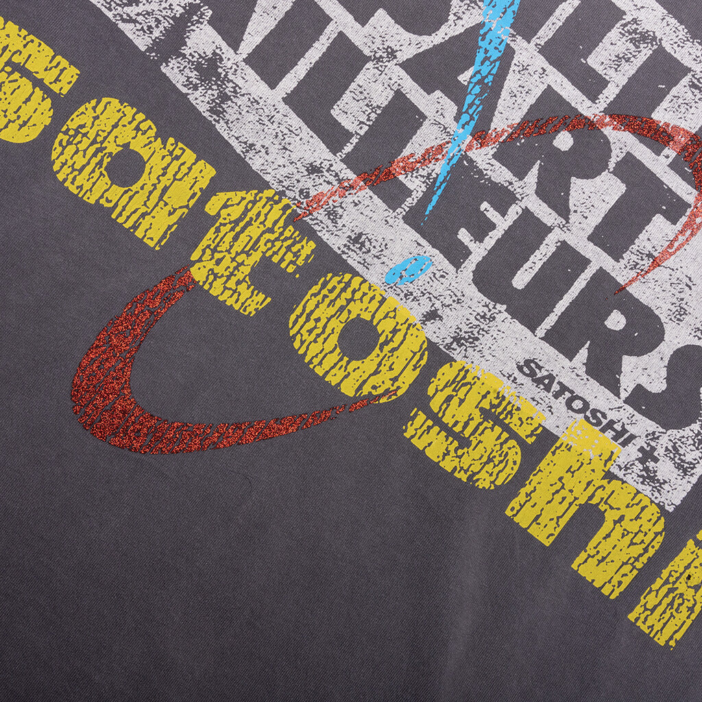 Everywhere & Nowhere Tee - Washed Black - Image 3
