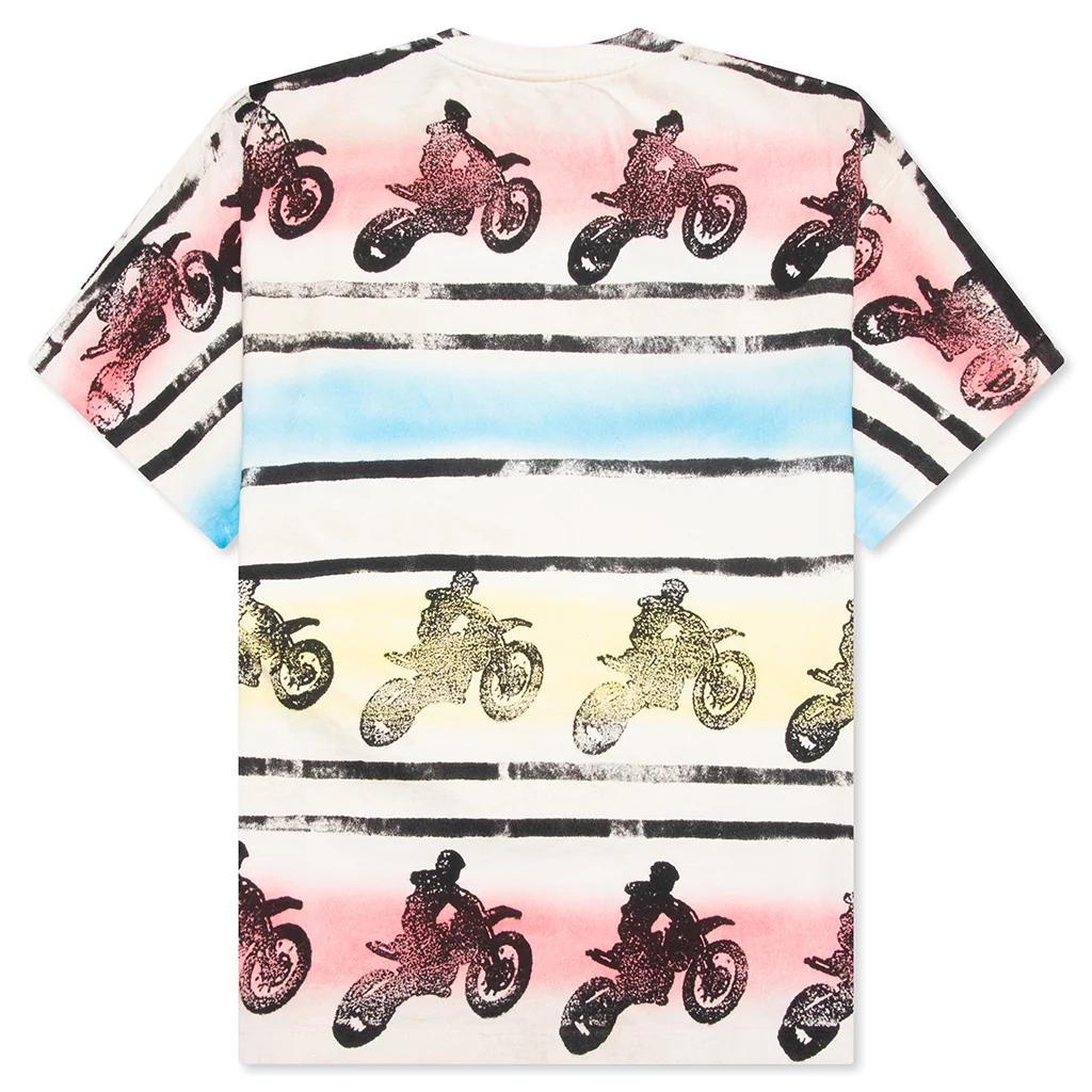 Gotcha Tee - White/Pink/Blue - Image 2