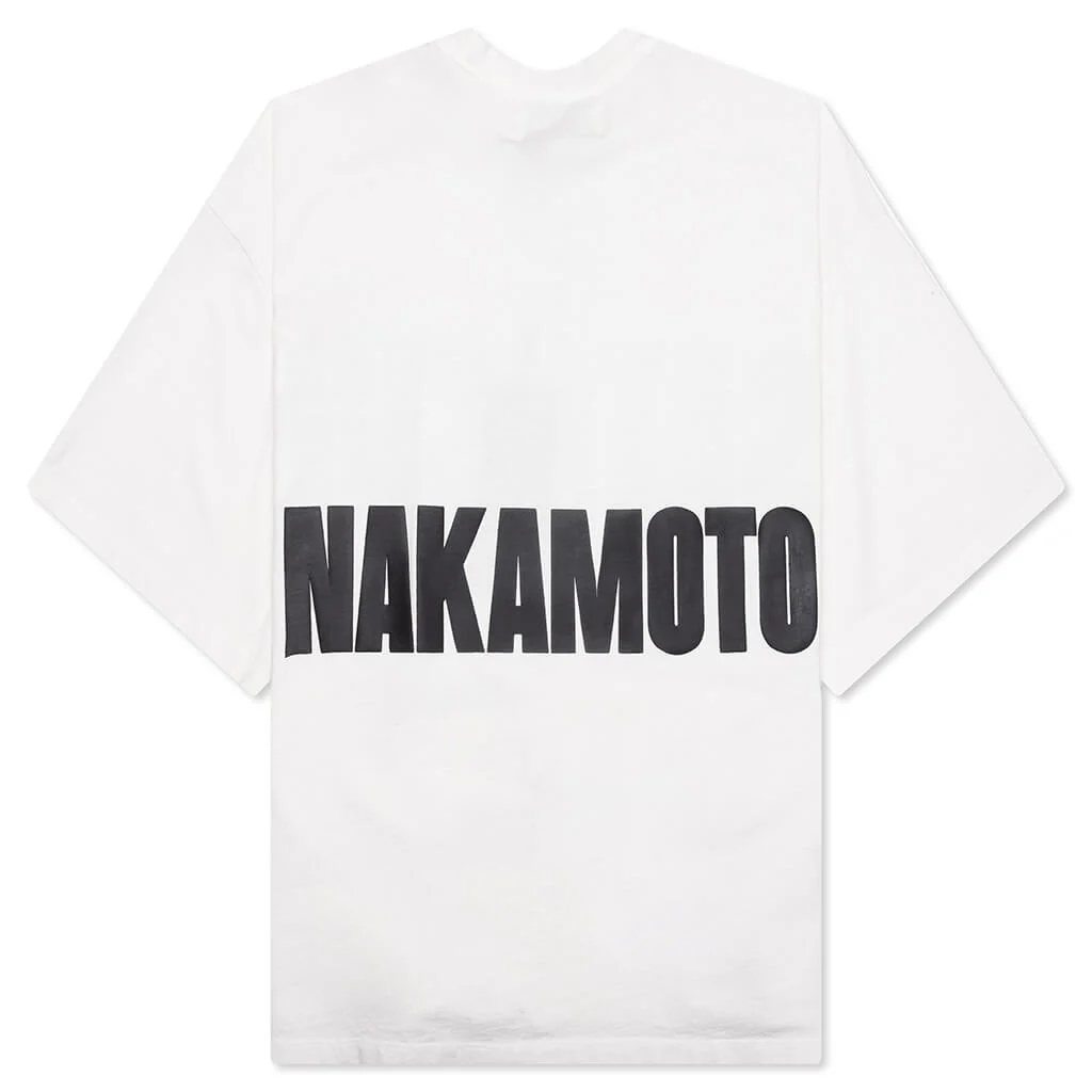 Jumbo Font Oversized Tee - White - Image 2