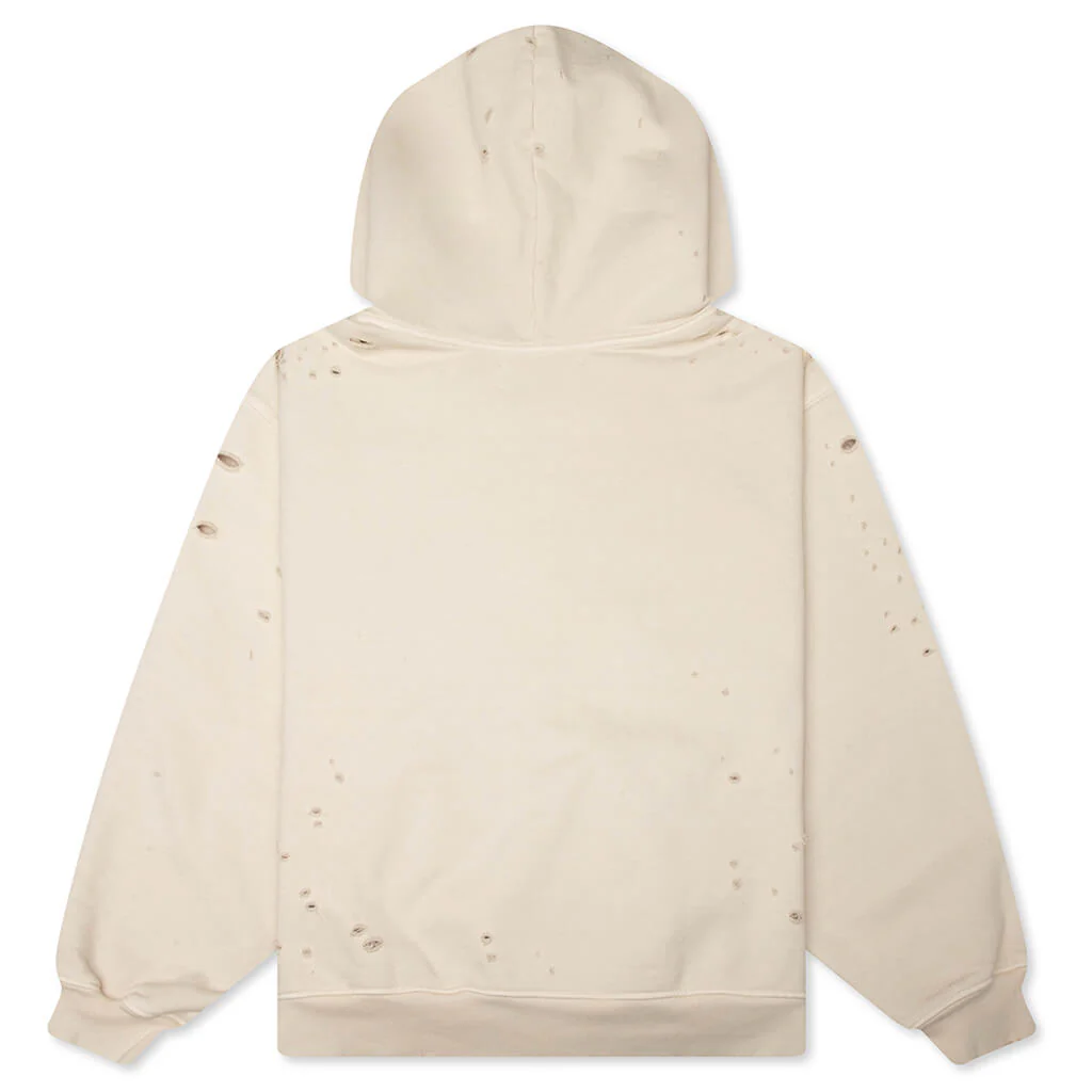 Motoslug Zip Hoodie - Vintage White - Image 2