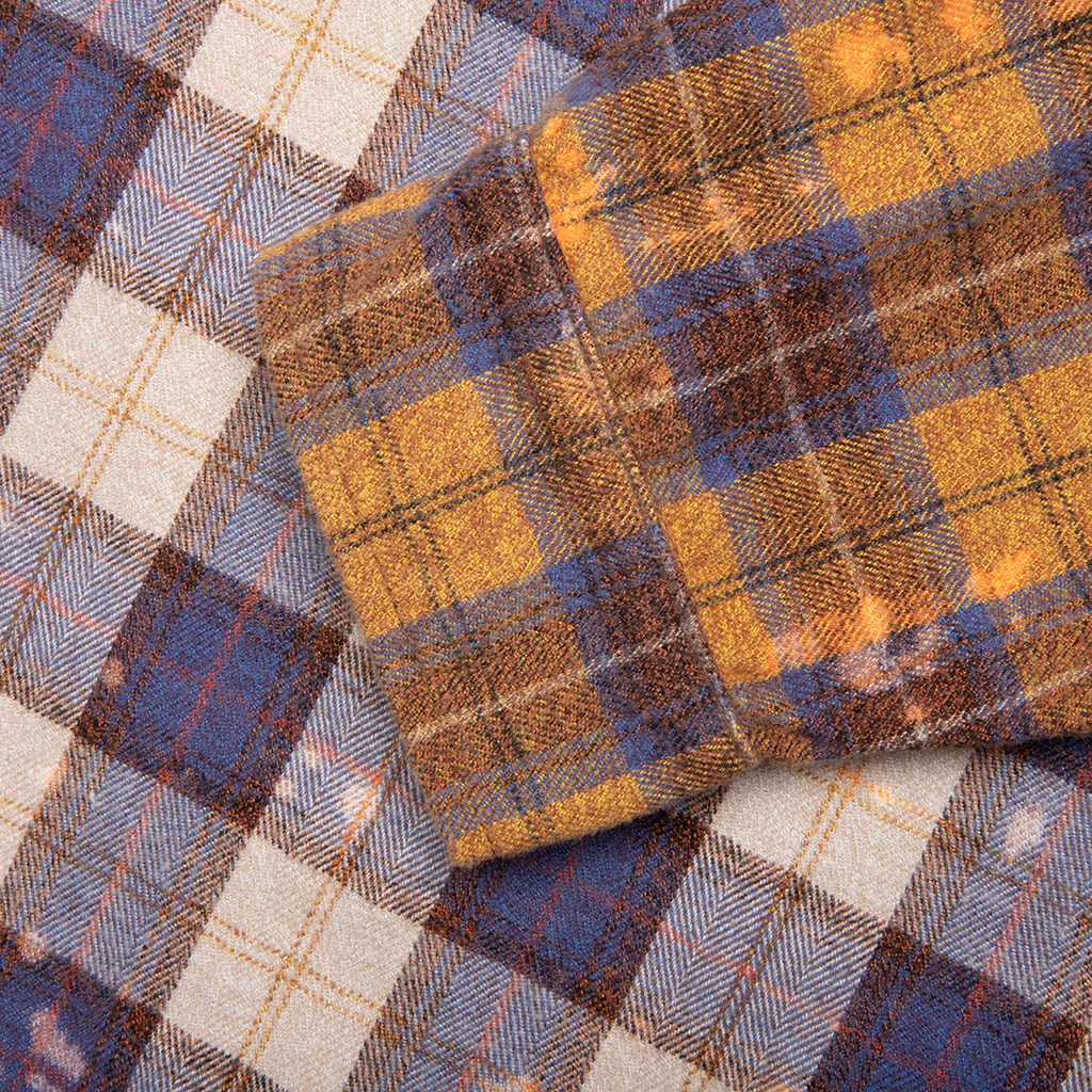 Patchwork Logo Flannel - Brown/Multi - Image 4