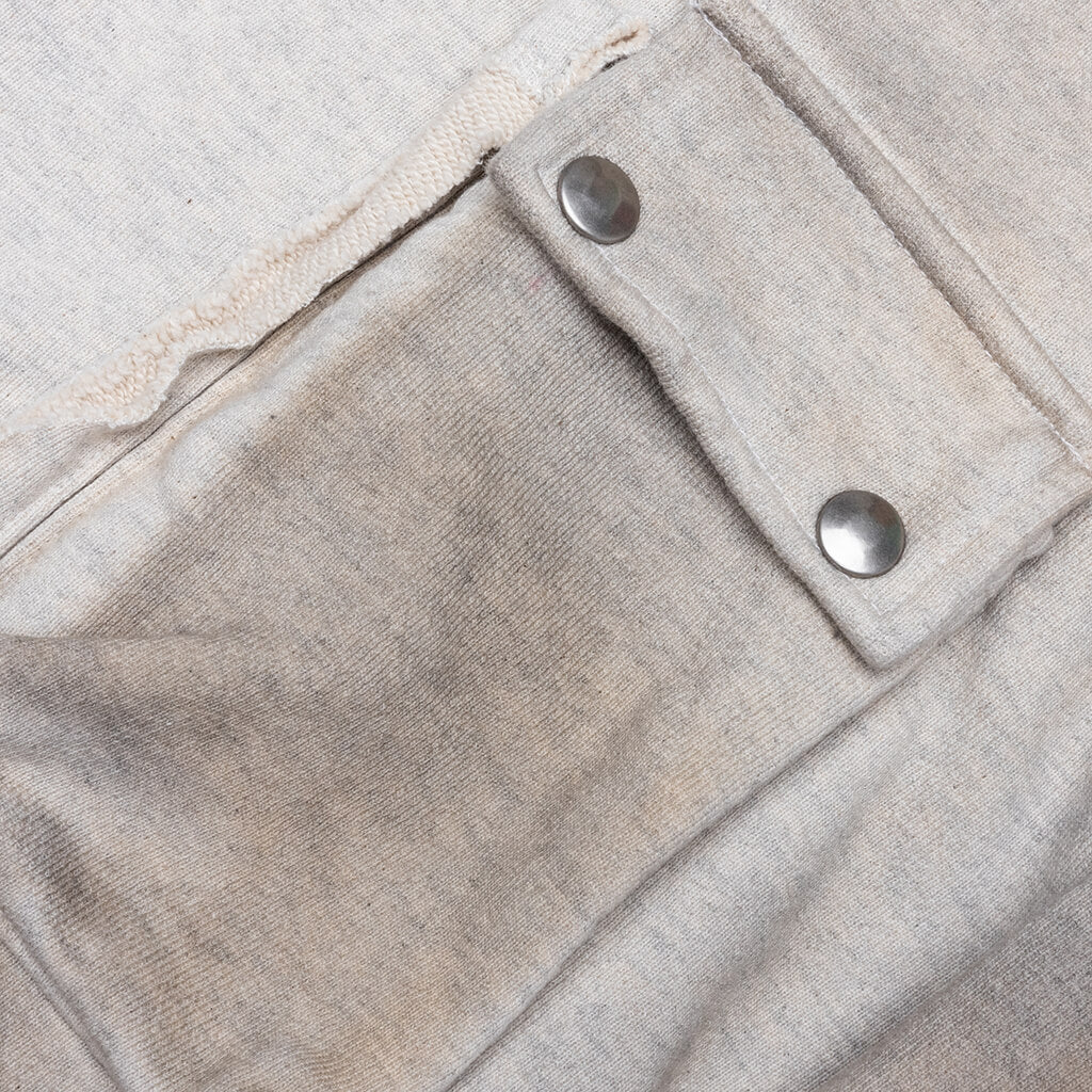 Satoshi Cargo Hoodie - Dirty White - Image 4