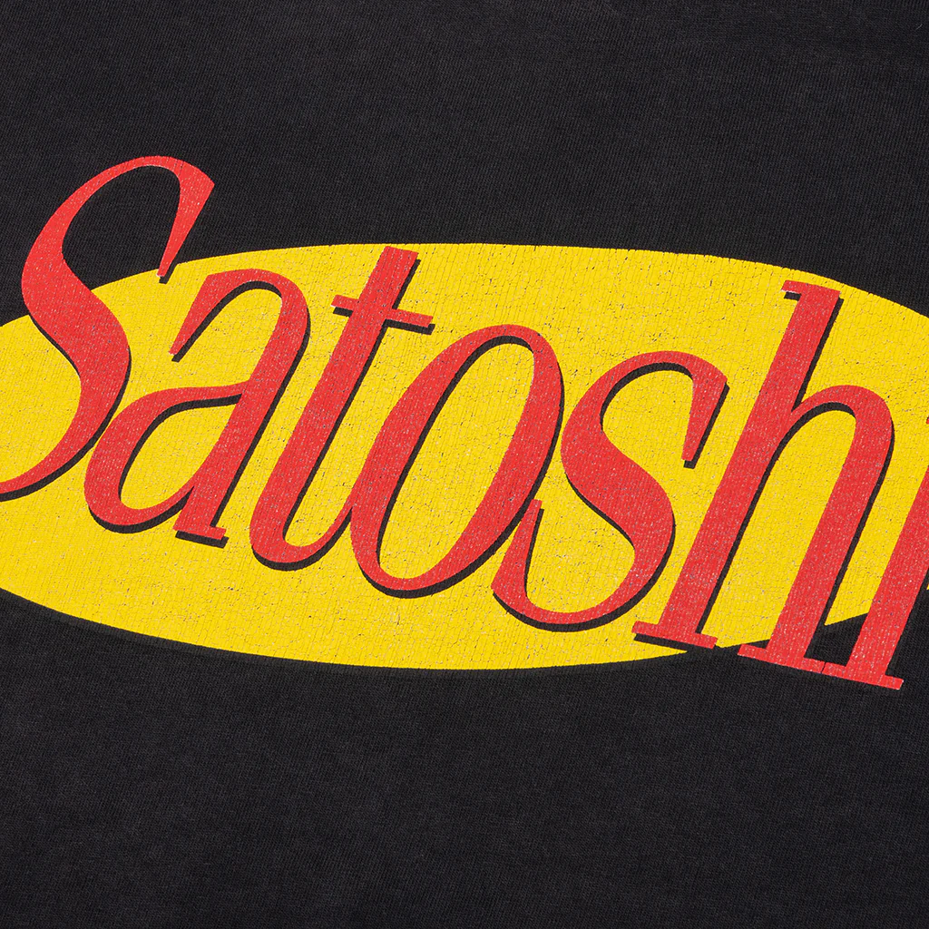 Sitcom Tee - Washed Black - Image 3
