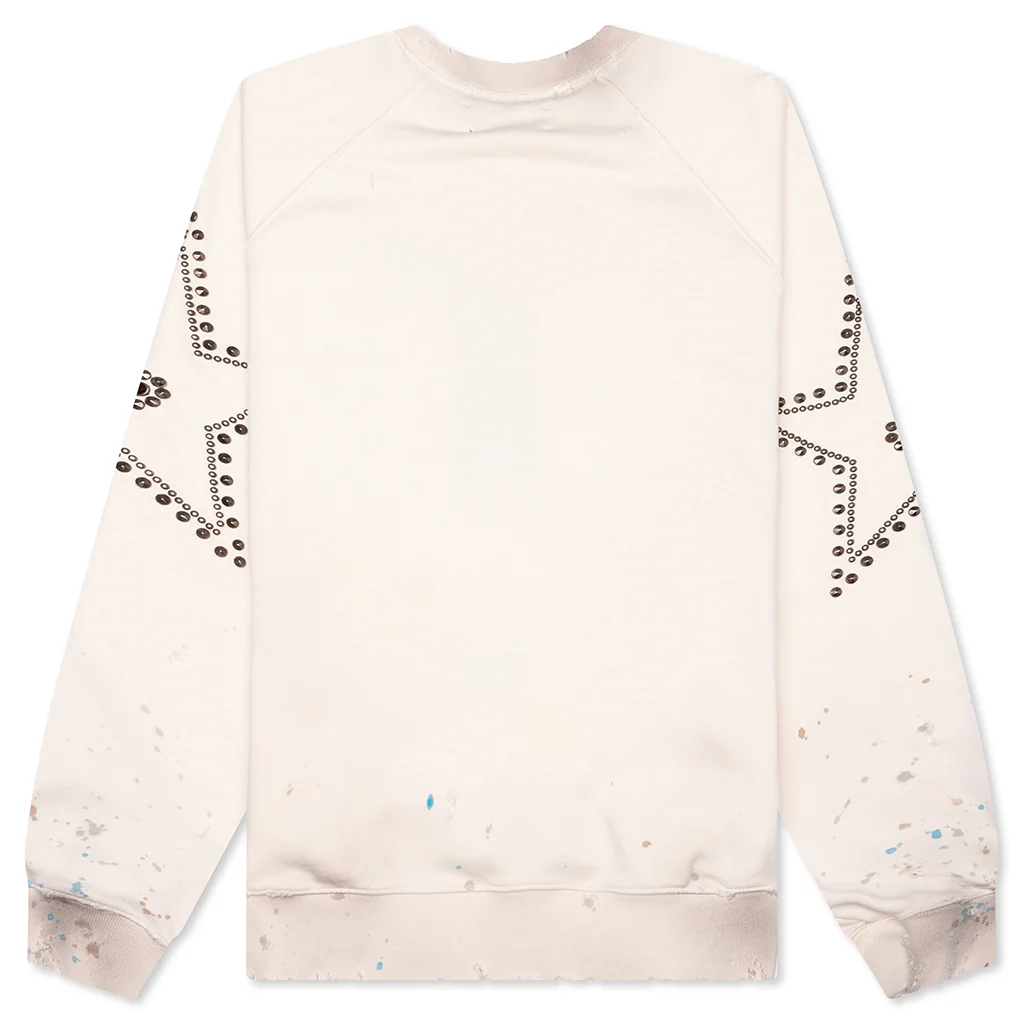 Star Studded Crewneck - Vintage White - Image 2