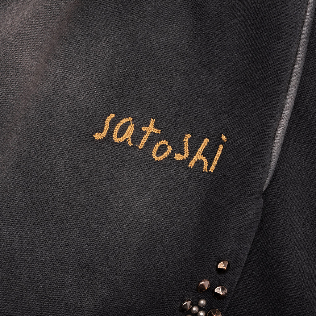 Star Studded Sweatpant - Black - Image 3