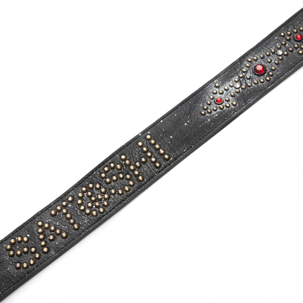 Top 5 Bull Rider Studded Belt - Black - Image 4